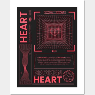 Broken Heart Design OUT!! Posters and Art